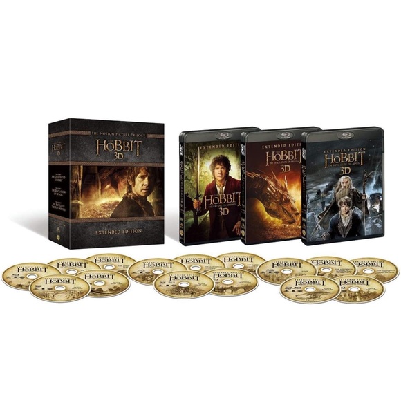 The Hobbit Trilogy: Extended Edition (3D Blu-ray + Blu-ray) - Picture 3 of 4